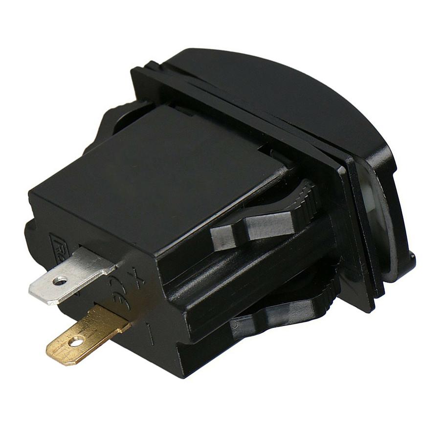 1x Car 5V 3.1A Dual USB Phone Charger Blue LED Indicator Power Supply Waterproof