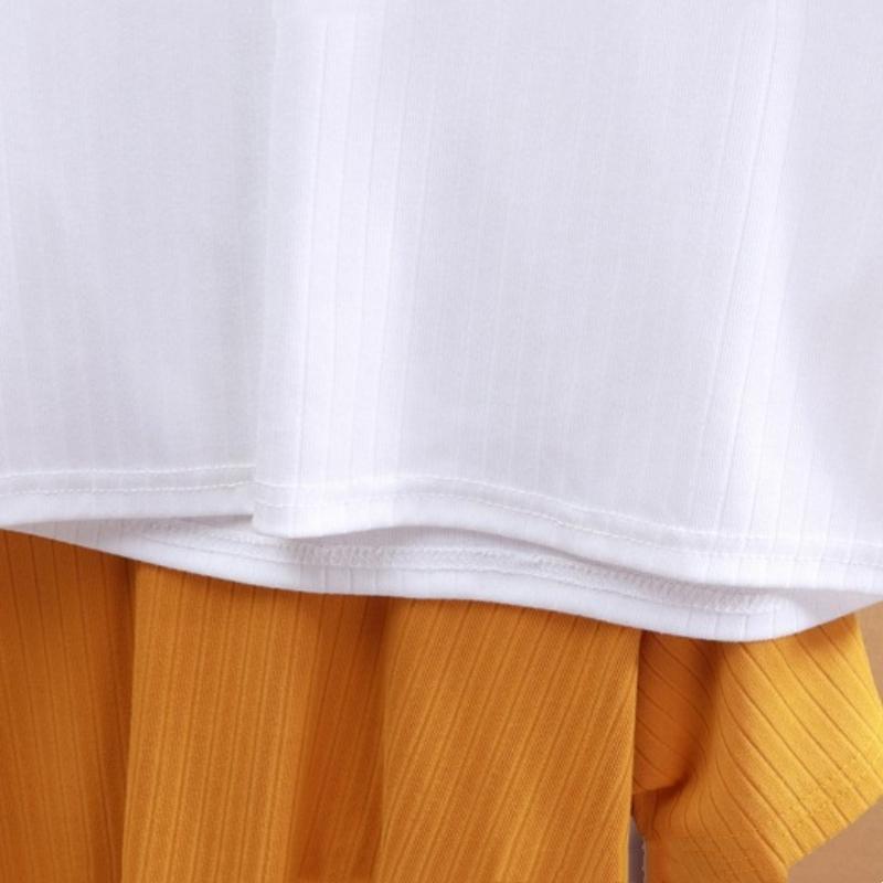 Summer Children's Short Sleeved T-shirt New Fashion Kids Solid Color T-shirt Top Cotton Trendy Student Tee