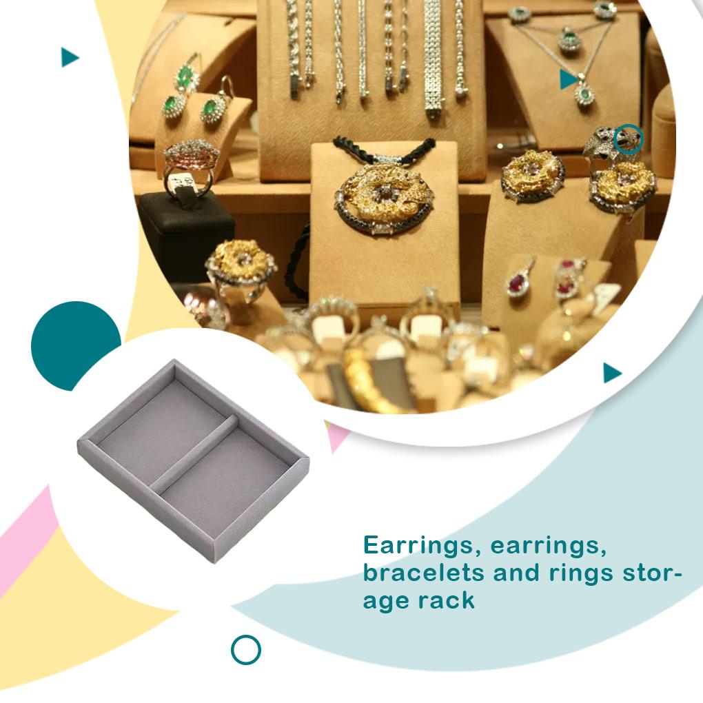 Schmuck Präsentationsablage Holz Mode Ohrringe Halskette Armband Anhänger Halter Wohnheim Schlafzimmer Zimmer Aufbewahrungskoffer