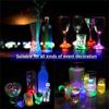 3 Λειτουργίες LED Φώτα σουβέρ Με τροφοδοσία μπαταρίας Φωτεινό ποτήρι ποτήρι Ποτήρια Φωτιστικό Μπουκάλια ποτού Σουβέρ Μαξιλάρι Μπάρες Διακόσμηση πάρτι