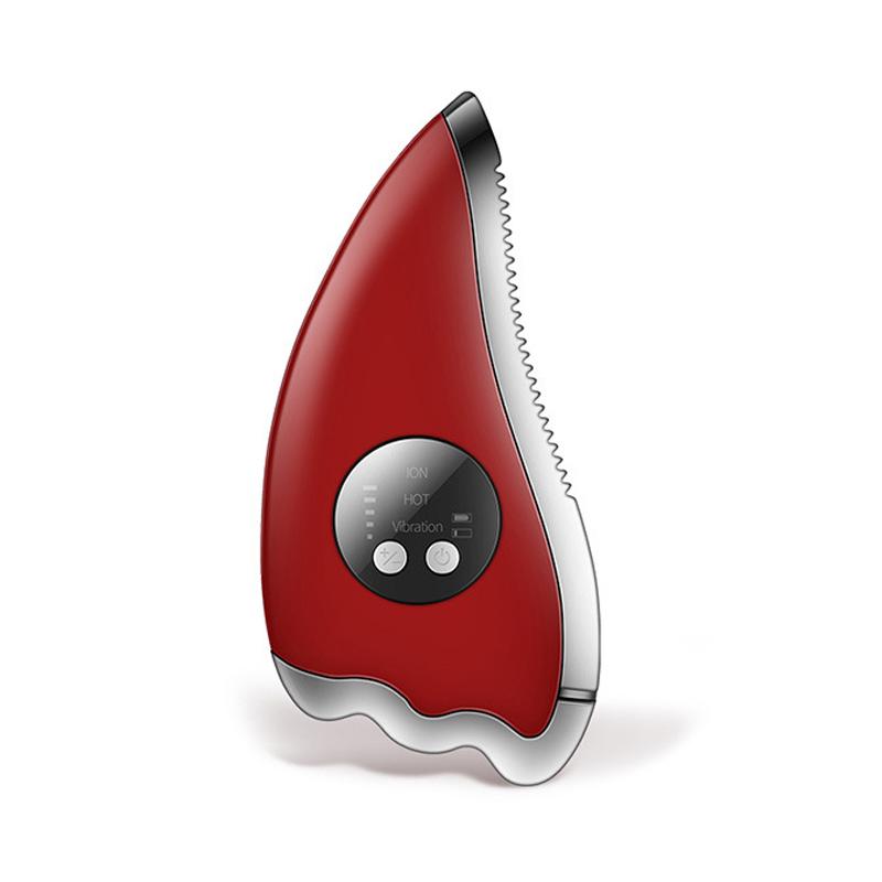 Multifunction Microcurrent Facial Massager Vibrating Electric Gua Sha Board Scraping Face Lifting Slimming Eye Body Massage Tool