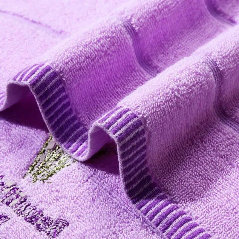 100% Pure Cotton Bath Towel Set, Absorbent Adult Bath Towel, Solid Color Soft Bath Towel, Facial Wash Towel