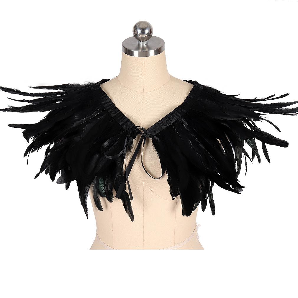 

Хэллоуинский маскарад, Перьевое украшение, Накидка и плащ, Маст-хэв для вечеринок, Платье на двоих, Аксессуары для костюма, Аксессуары для украшения вечеринки чёрный