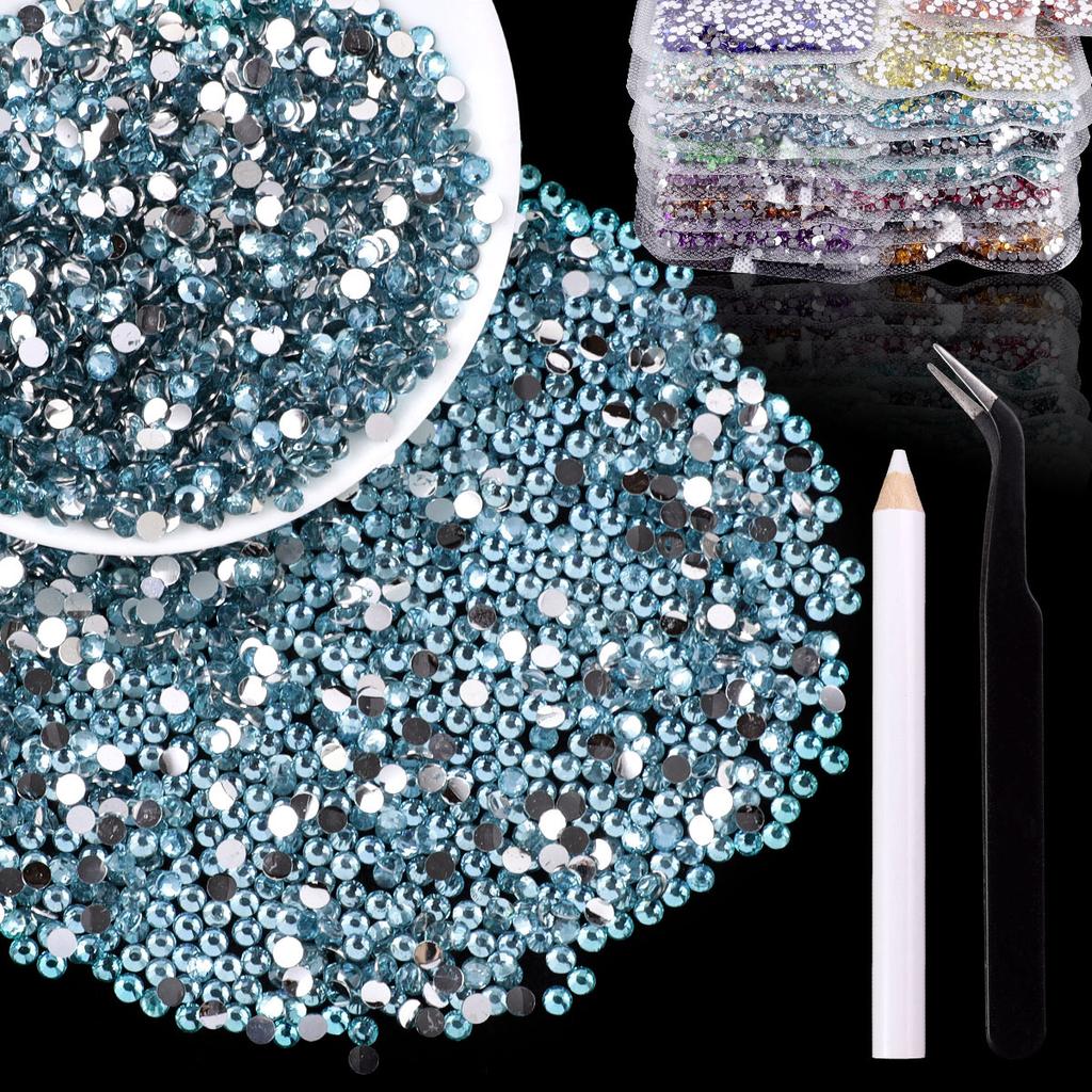 2Mm3Mm4Mm Flatbunn Resinbor DIY Håndlaget Mobiltelefondeksel Skjønnhetsklistremerke Bor