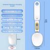 USB Rechargeable Digital Spoon Scale, 0.1g Precision Mini Weighing Spoon, Kitchen Baking & Pet Food Measuring Scale