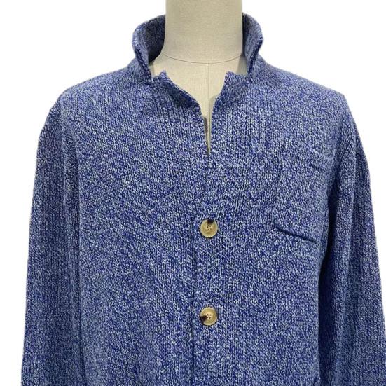 Pánské Vintage Stojací límeček Svetr Bunda Ležérní Jednořadový Stojáček Stojáček Dlouhý rukáv Kapsy Tenký svetr Kabát