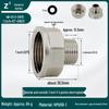1-Inch Copper Water Pipe Fittings, 6mm To 4mm & 4mm To 6mm Thread Reducer Connector