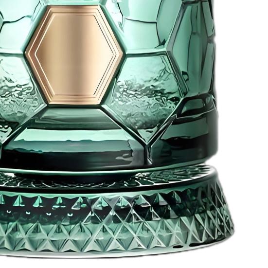 Bicchiere da Whiskey Rotante, Tumbler a Forma di Pallone da Calcio Rotante a 360 gradi, Bicchiere da 245 ml per Bere Bourbon per Bar di Casa, Regalo per Uomini