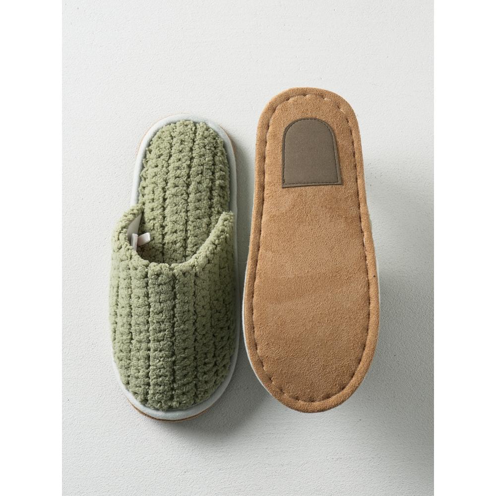 Daiso Pretzel Pattern Solid Color Fur Living Room Shoes 230 250 Mm