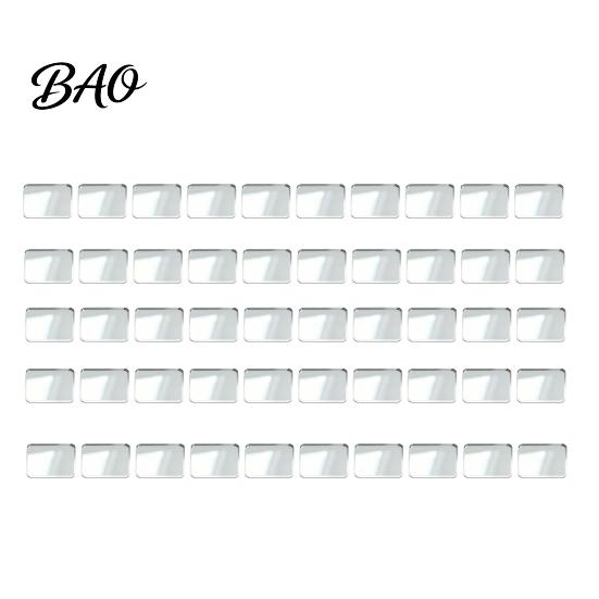 Fridge Magnet Making Set 5/15/50 Sets DIY Acrylic Kit, Square Rectangle Round Refrigerator Magnetic Crafts with Adhesive Backing Decor Crafts,