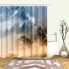 Bathroom Shower Curtain Animals Elephant Horse Deer Zebra Bird Fabric Waterproof Polyester Bathroom Curtain With Hooks 180X180Cm