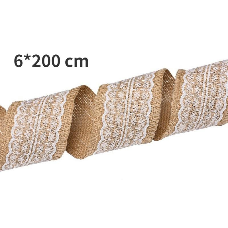 Přírodní jutová látka juta rustikální svatba vintage role