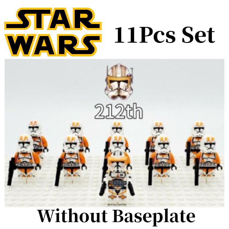 Wars Star 11 stk Clone Troopers Minifigurer Byggeklosser DIY Leker Barn Gaver