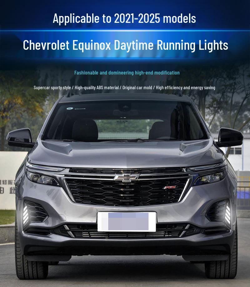 LED Daytime Running & Fog Lights for Chevrolet Equinox 2021-2023 Models