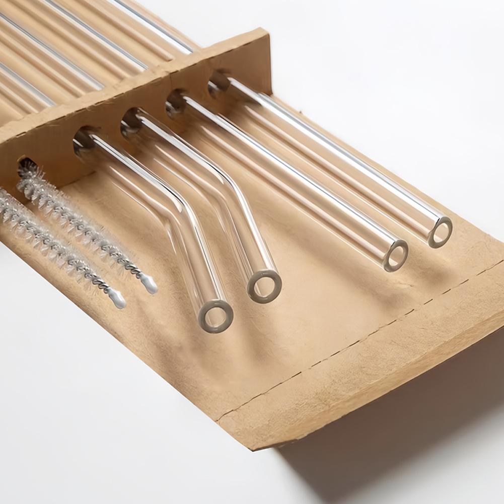 Universal Glass Straws Heat Resistant High Temperature Resistant Bubble Tea Straws For Professional Use In Cafes Bar