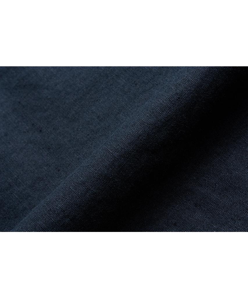 Deoleseukyu Linen Cotton Domingo Pants [Navy]