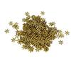 200pcs Flower Flat Spacer Beads Jewelry Making Findings