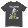 Vintage Father Son Family Autistic Kids Autism Awareness Dad TShirt