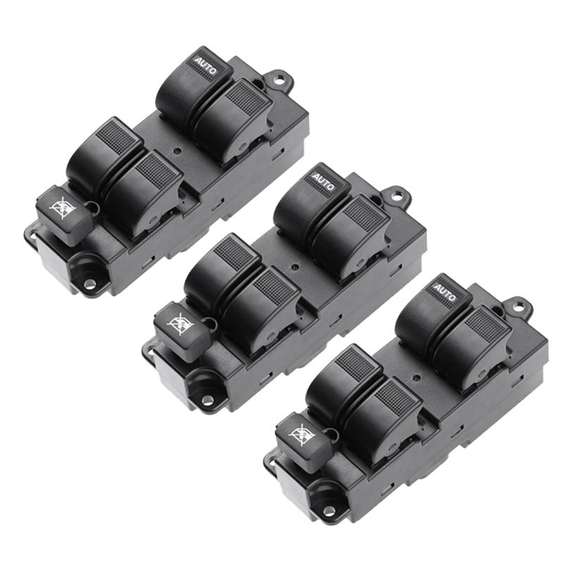 

3X Electric Power Master Window Switch LHD AB39-14540-BB For -Ford Ranger Everest -Mazda BT-50 4 Door 2012-2018 чёрный