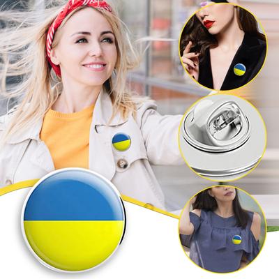 UKRAINE FLAG  1 Inch / 25mm Button Badge  Pin Badge Support Ukraine