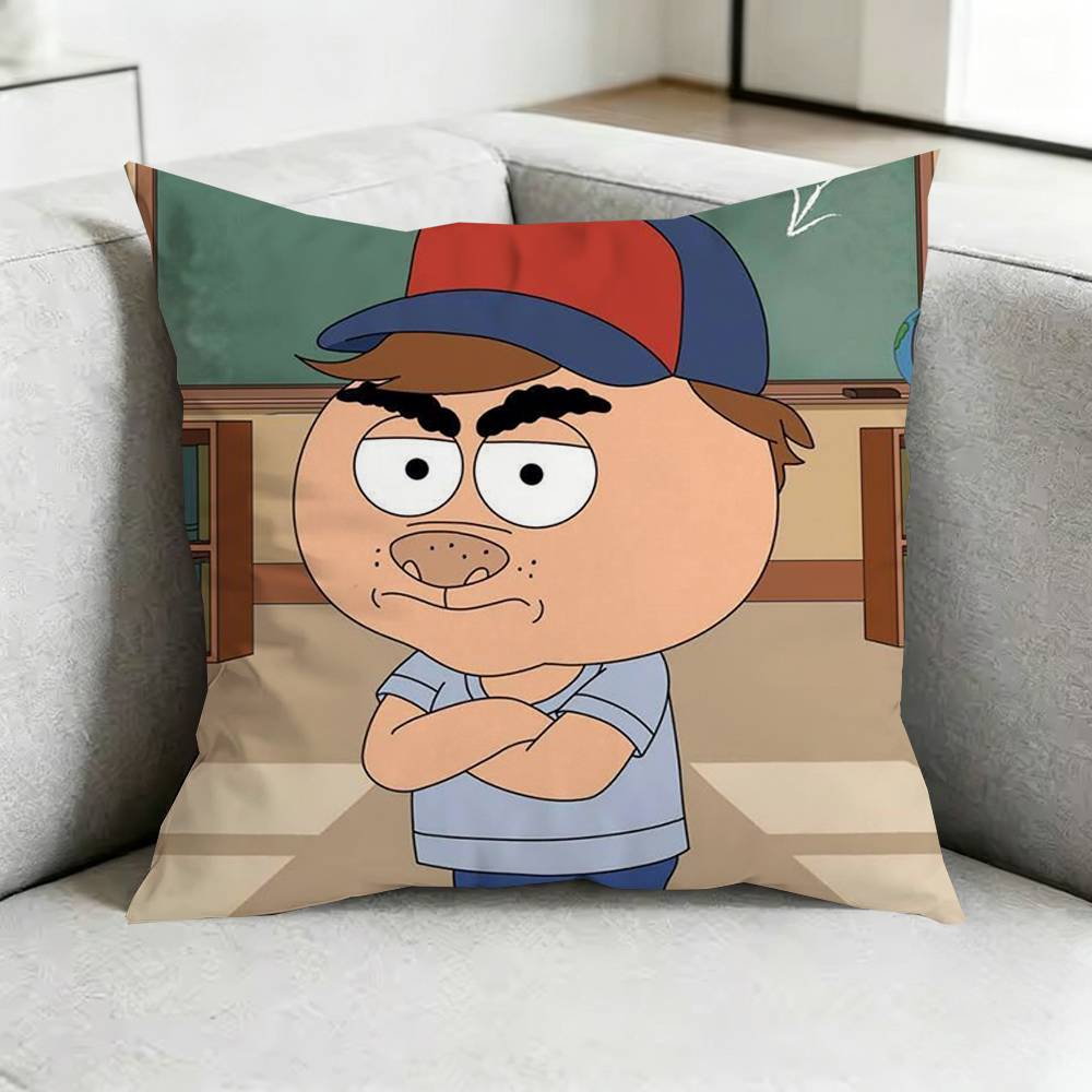 BrickleberryY    Humorous Animation Square DoubleSided printed Pillow Case Bedroom Bedside Pillow Sofa Cushion Cover Gift