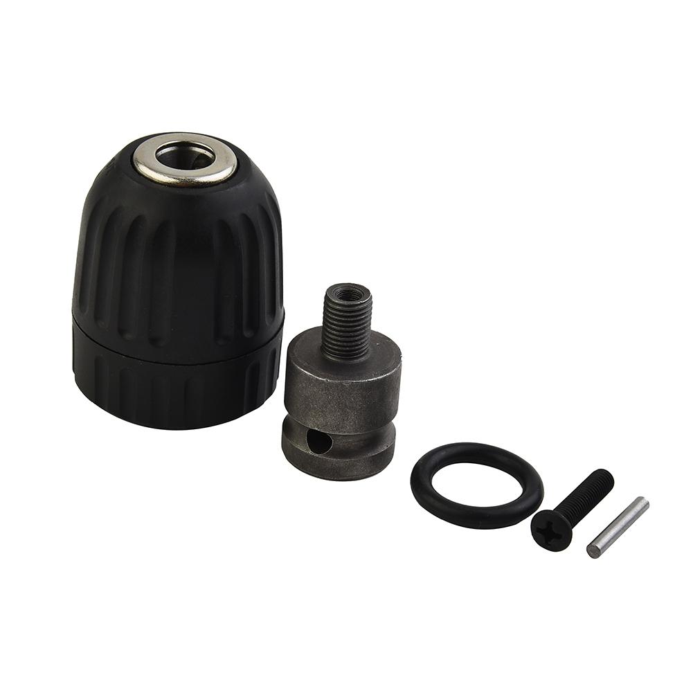 0.8-10mm Keyless-Drill Chuck 3/8-24UNF Thread-Drill Bit Adapter For Impact-Drill