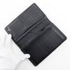 Chanel Matelasse Brilliant Purse A48691 Two-fold Long Wallet Black Enamel Women Used