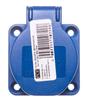 Gniazdo Tablicowe 10/16A 2P+Z Schuko 230V Niebieskie Ip54 105-0Bs