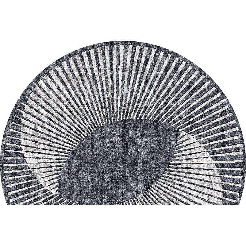 Semi Circular Floor Mat Entrance Door Mat Nordic Minimalist Entrance Carpet Bathroom Anti Slip Mat