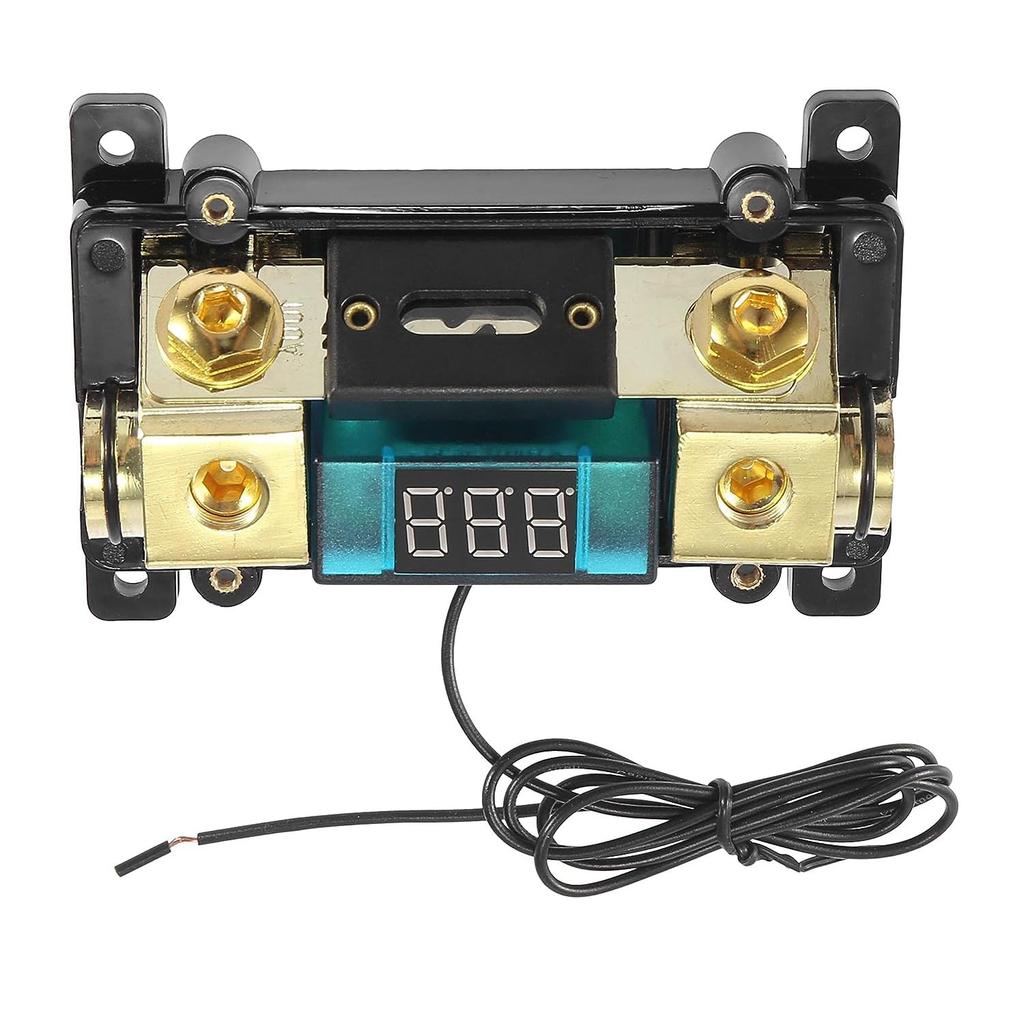 Kyonuza Car Fuse Relay Car Stereo Audio LED Display Digital Voltage Inline ANL Fuse