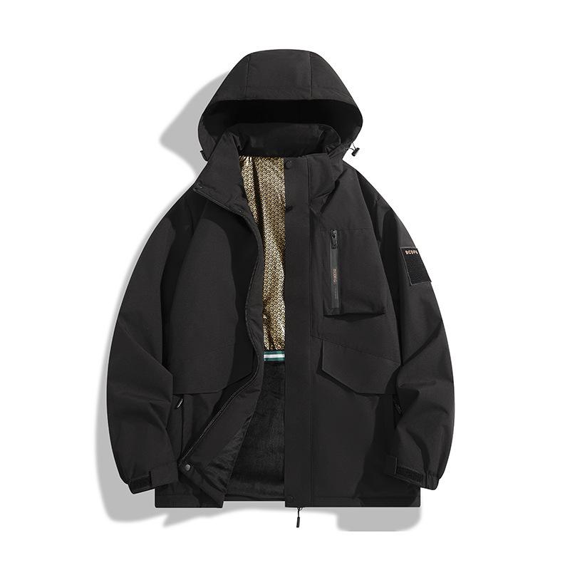 New Graphene Cotton Jacket for Men's Winter Trendy Thickened Jacket for Men and Women's Loose Hooded Cotton Jacket for Warm Tops