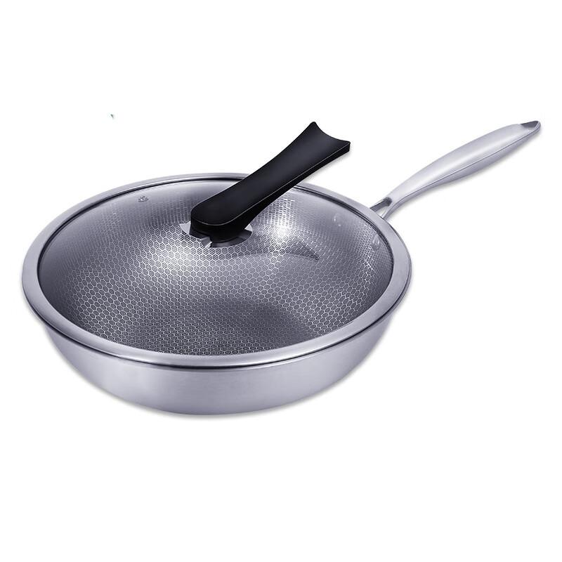 Zhishi Нержавеющая сталь Антипригарный Сотовый вок