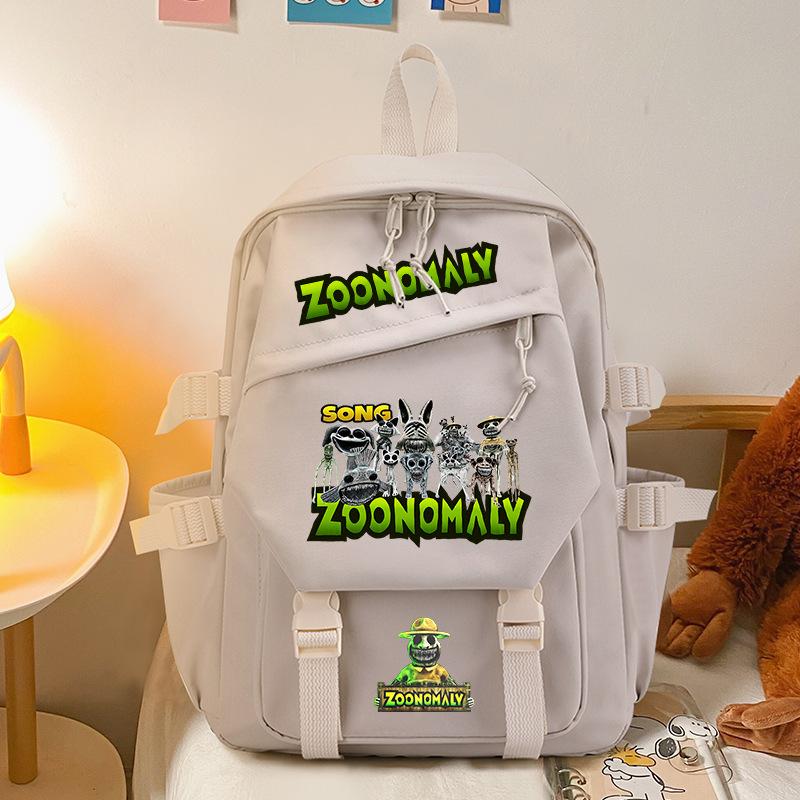 Freak Zoo Cartoon Animation Foreign Style School Bag Elementary and Secondary School Students Versatile Zoonomaly Macaron Backpack Tide