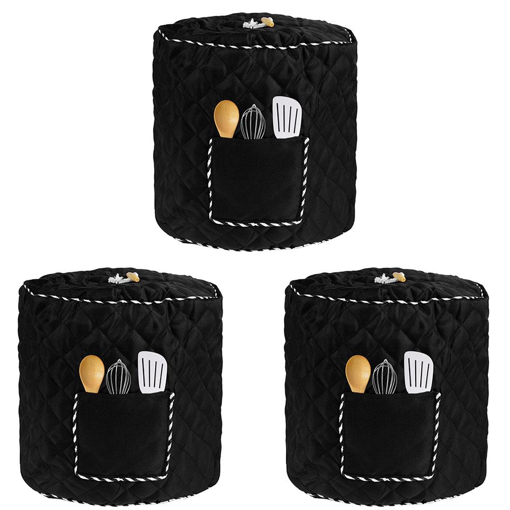 1/3Pcs Kitchen Pressure Pot Dust Cover Washable Air Fryer Cover with Pocket 31x33 Cm Foldable Electric Pressure Cooker Covers