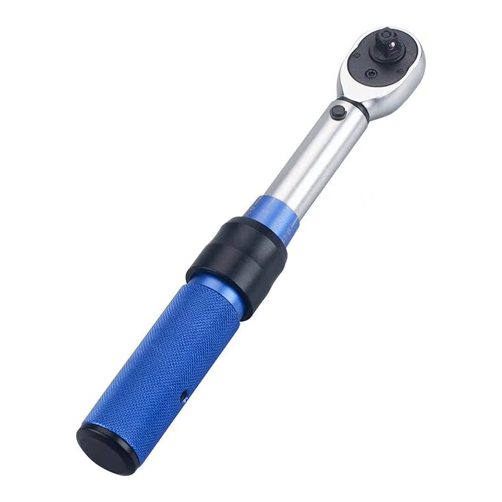 

Динамометрический ключ для велосипеда и мотоцикла, включает для замены шин, ремонта, 6,35 мм (1/4 дюйма) Привод, 1-6 Нм, Корпус, синий