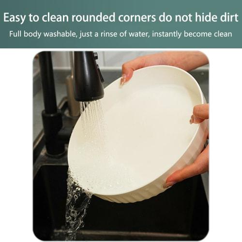 PopoluFaya Rotating Spice Rack, 360 Rotating Spice Rack, Round Spice Storage Shelf, Space-Saving Tray, Suitable for Kitchen Storage, Refrigerators, D