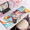 Hololive Roztomilá Dívka Takanashi Kiara Anime Podložka pod Myš XXL Herní Podložka pod Klávesnici na Notebook Uzamykatelný Okraj Kancelářská Dekorace Podložka 90x40cm