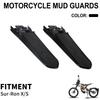 For Surron Light Bee X S Rear Fender Mudguard Lengthening Longer Tail Guard Motorcycle Dirt Bike Carbon Fiber Pattern