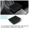 For Tesla Model 3/3 Highland Model Y/Y Juniper Central Control Armrest Box Storage Box Organizer Tray Cubby Drawer Accessories