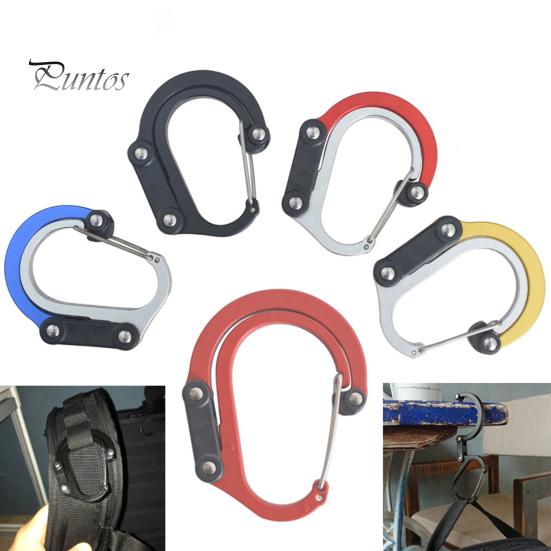 Wear-resistant Carabiner Buckle Hanging Strong Load-bearing Not Easily Multi-functional D-type Hook Deformed Aluminum Alloy Versatile Clip Heavy-duty