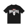Black Panther Marvel TShirt TChallas Wakanda Distressed Print Retro Streetwear Heavyweight Cotton Regular Fit Top for Fans