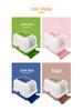 Çekmeceli ve Sıçrama Önleyici Üst Girişli Carver Flip-Top Çam Ağacı Kapalı Kedi Tuvalet Kabı
