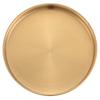 ZISIZ Stainless Steel Round Serving Tray