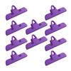 Pack of 10 Food Storage Bag Clip Preserve Snacks with Sturdy ABS Materials Accessory for Home and Dorm Daily Use