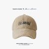 Korean Style Embroidered Letter Baseball Cap for Women with Thick Plush Baseball Cap Warmth and Cold To Show Their Face Adjustable Hat