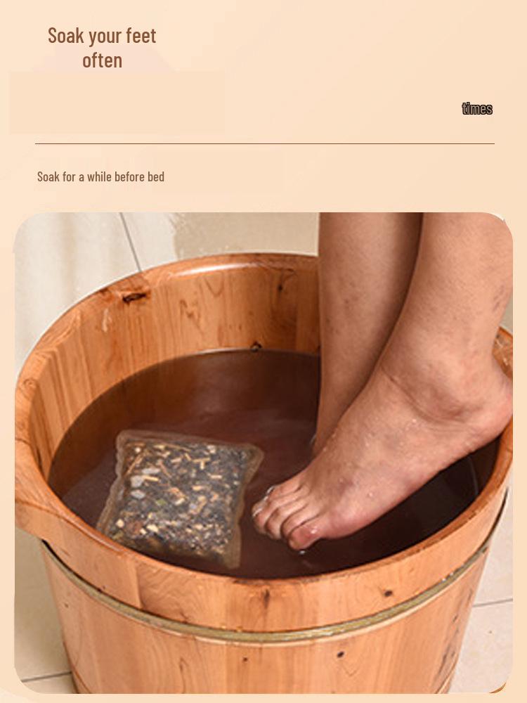 Eighteen Herbs Foot Soak: Mugwort, Old Ginger & Safflower Herbal Bath Bags - No Boiling Required