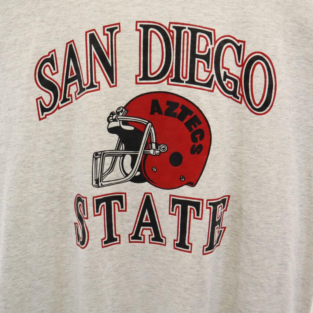 Russell Athletic 90s Made In USA Old SAN DIEGO STATE College Print Short Sleeve T-shirt Men's Used