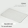 Splash-Proof High-Sided Dog Toilet for Teddy and Poodle - Easy To Clean Pet Loo