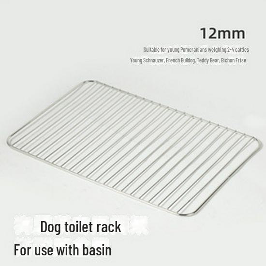Splash-Proof High-Sided Dog Toilet for Teddy and Poodle - Easy To Clean Pet Loo