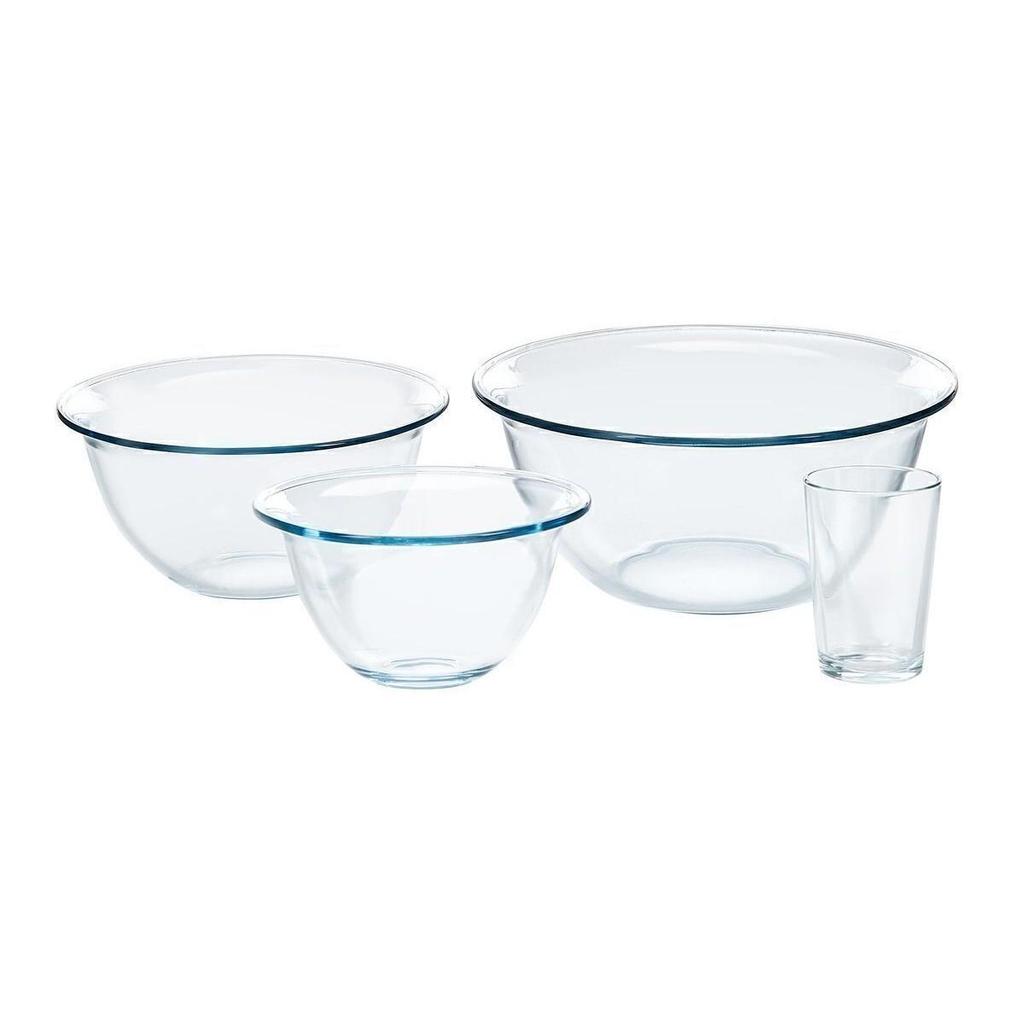 Glass Meal Prep Set Bowl Mixing Bowl Home Kitchen